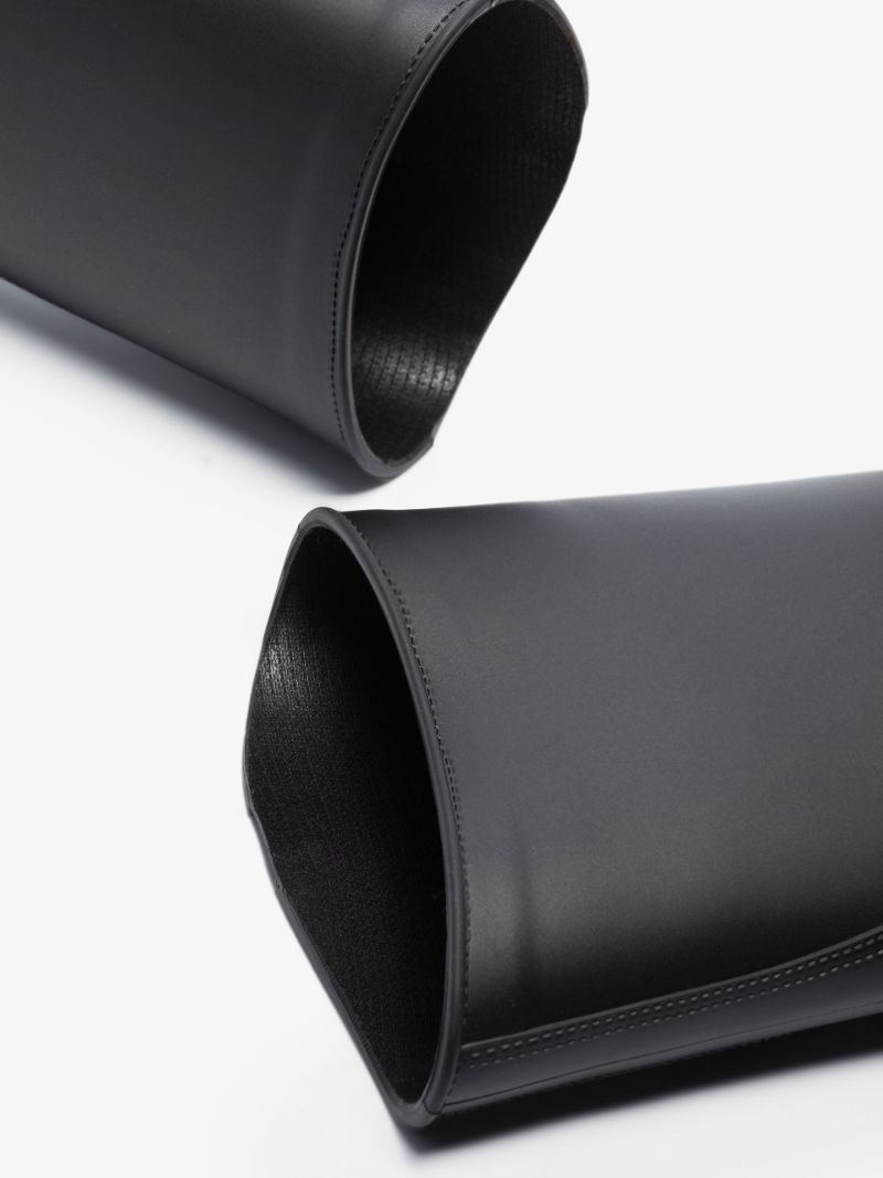 Black Chain Rubber Boots