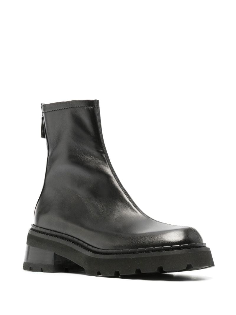 Black Alister 50 Leather Ankle Boots