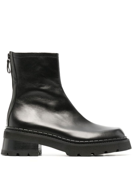 Black Alister 50 Leather Ankle Boots