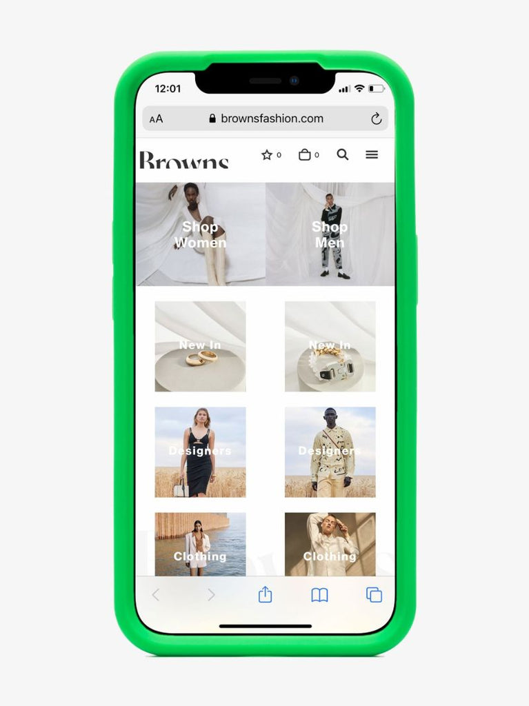 Green Rubber Iphone 13 Pro Case