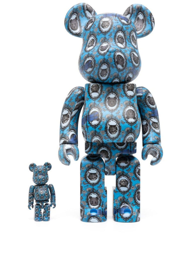Blue Be@rbrick Robe Japonica 100% and 400% Set