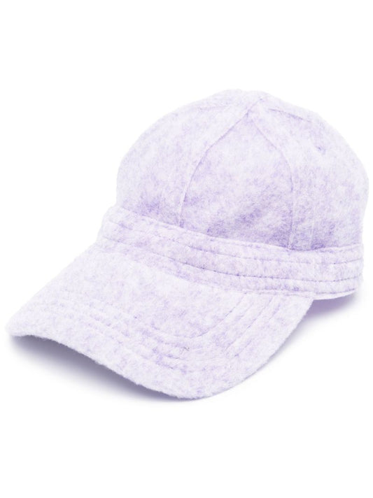 Purple La Casquette Feutre Cap