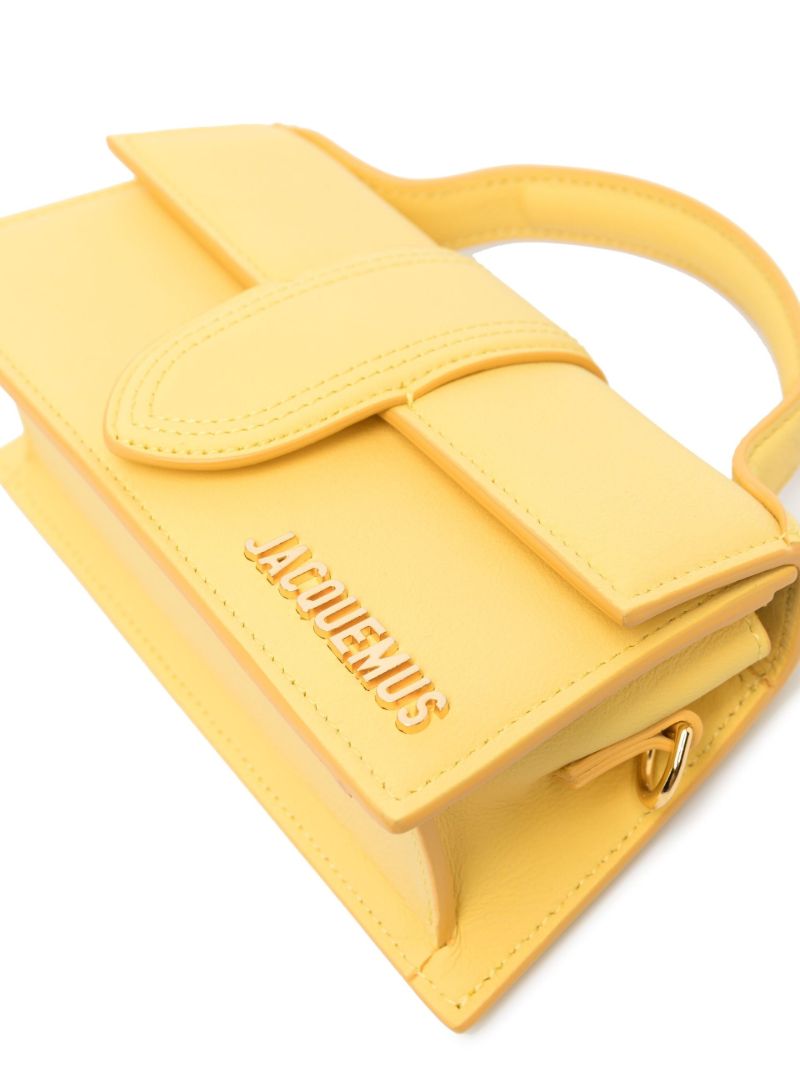Yellow Le Bambino Leather Shoulder Bag