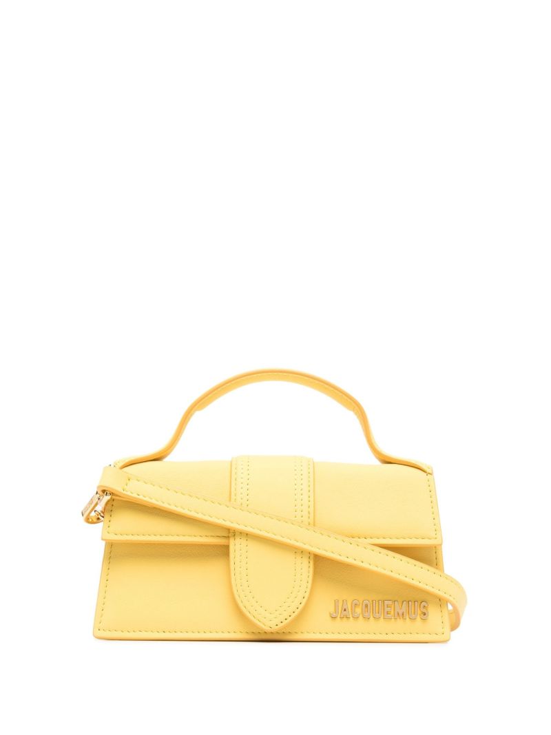 Yellow Le Bambino Leather Shoulder Bag