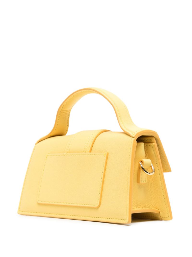 Yellow Le Bambino Leather Shoulder Bag