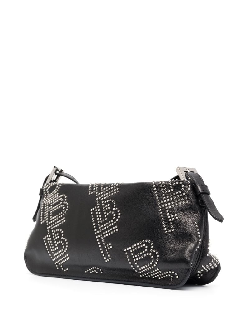 Black Dulce Studded Shoulder Bag