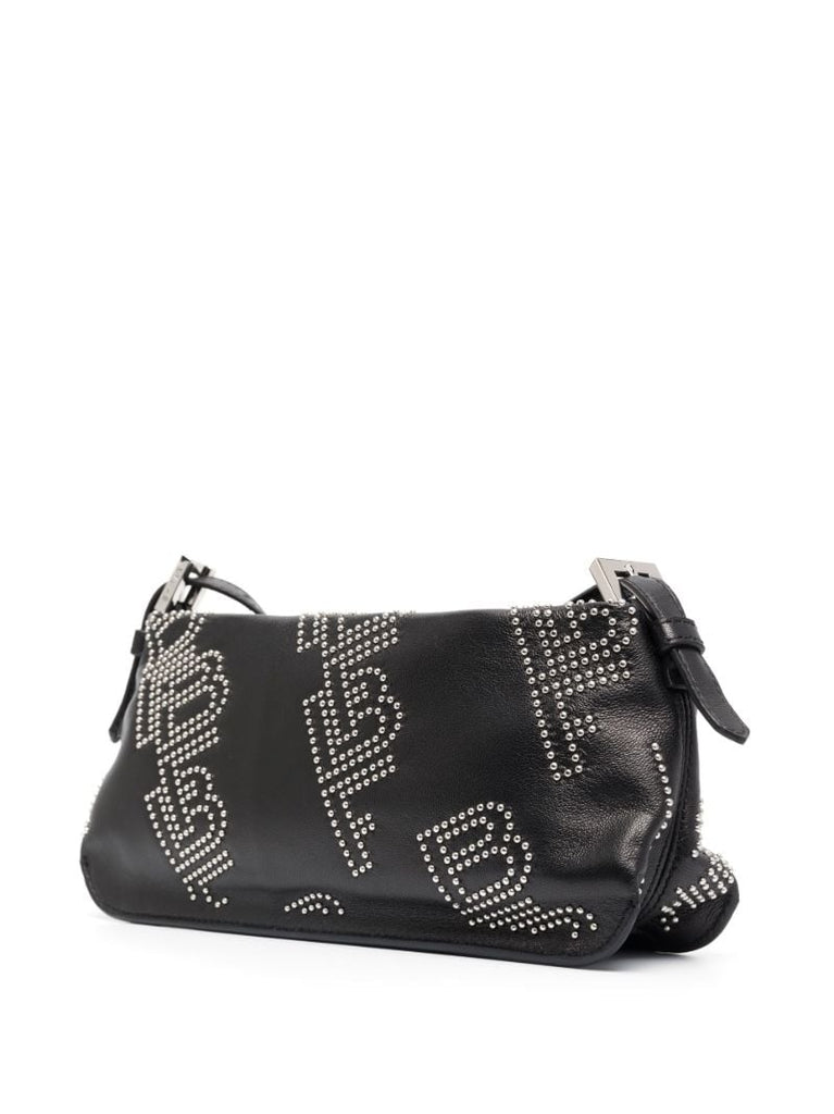Black Dulce Studded Shoulder Bag