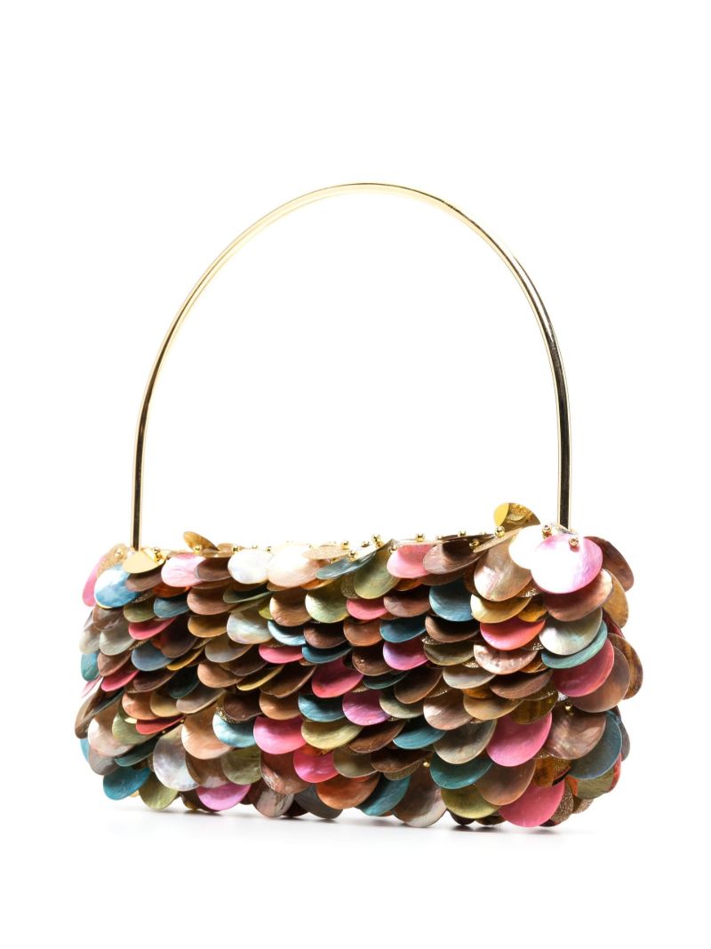 Gold-tone Les Gouttelettes Sequinned Mini Bag