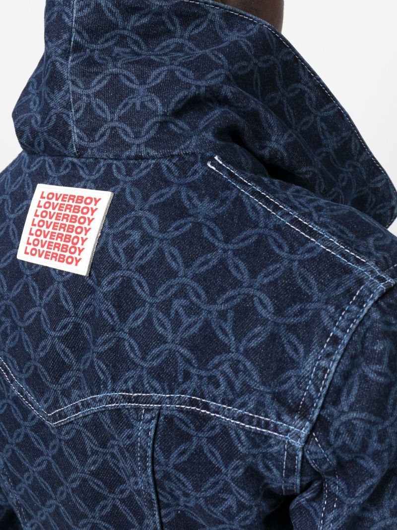 Blue Lady Cropped Denim Jacket