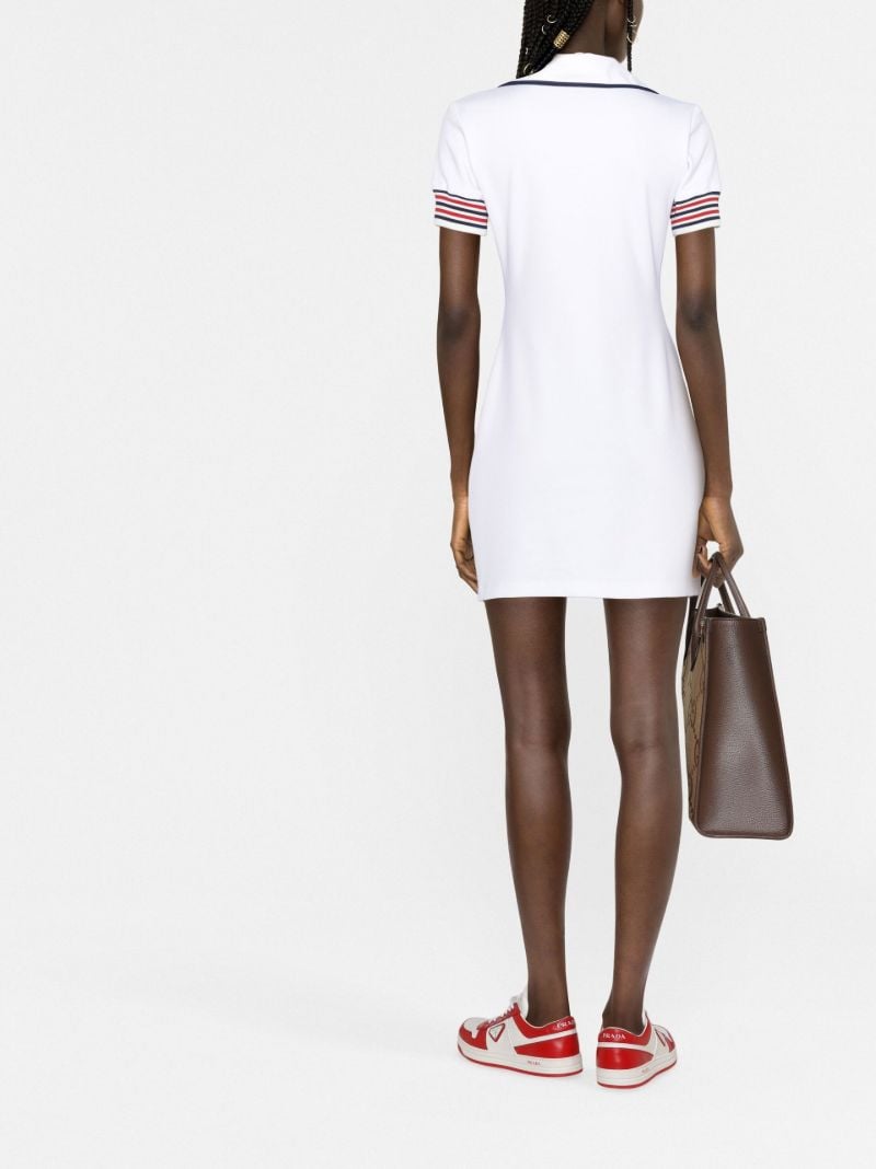White Logo Mini Dress