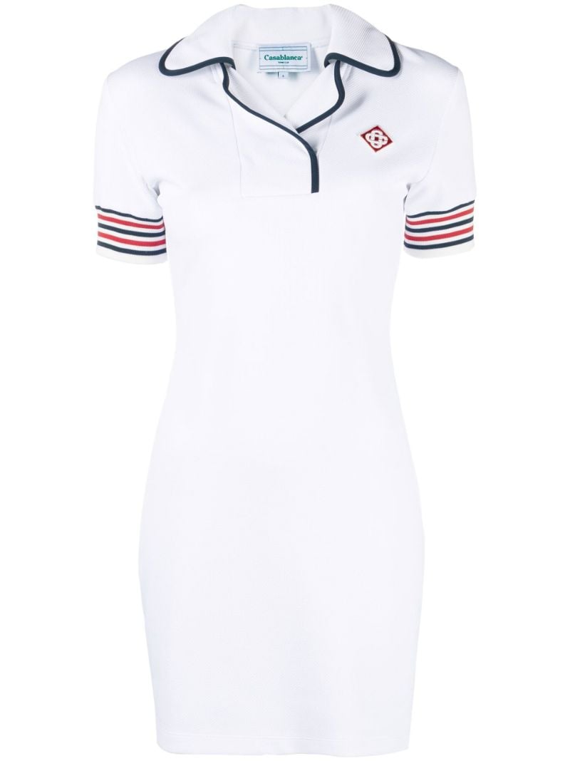 White Logo Mini Dress