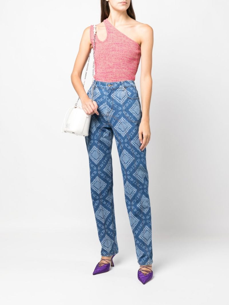 Blue Gifty Straight-leg Jeans