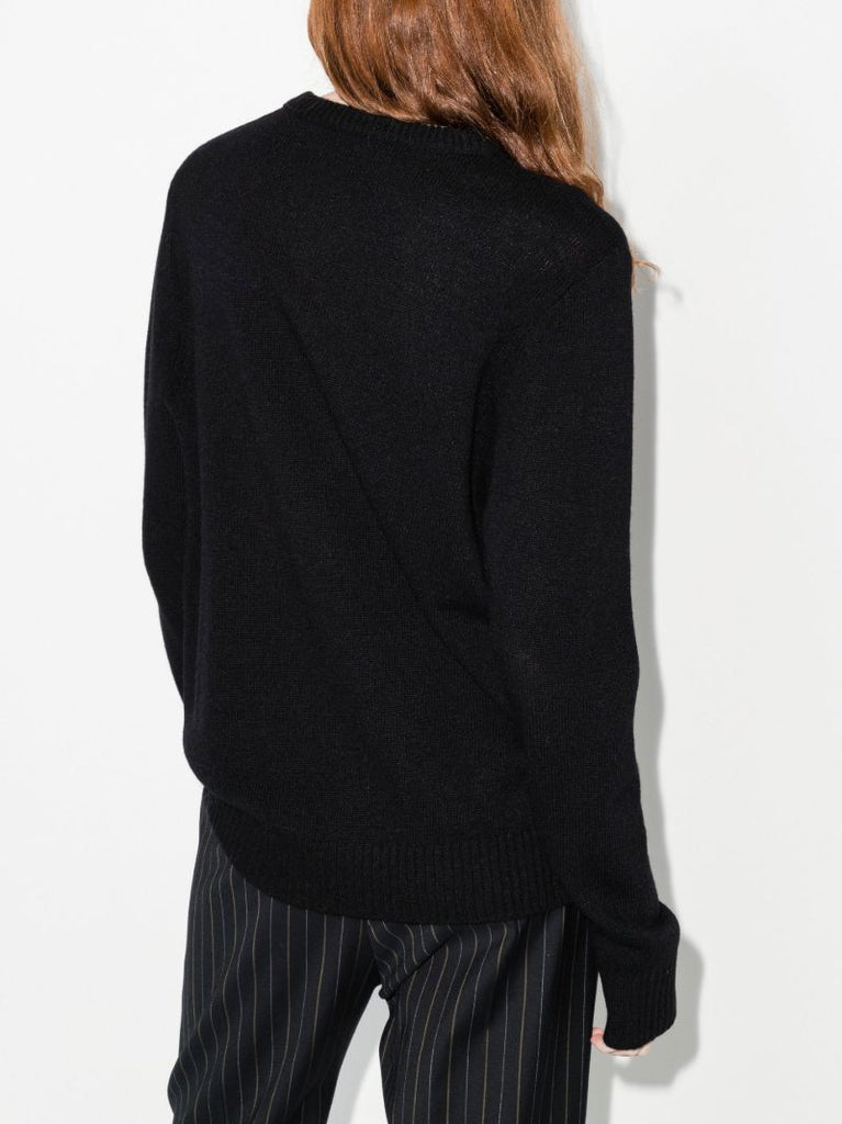 Black Ghost Knitted Sweater