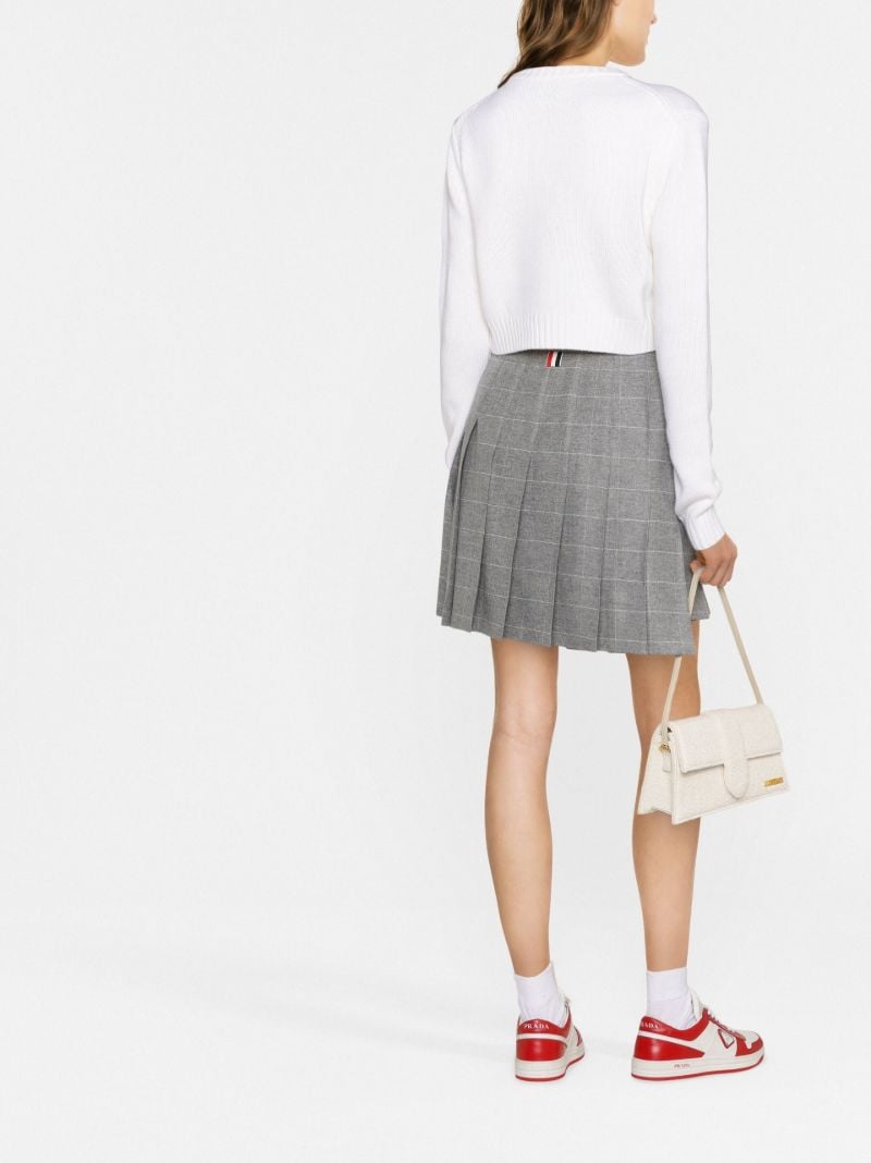 White Embleme De Caza Merino Wool Sweater