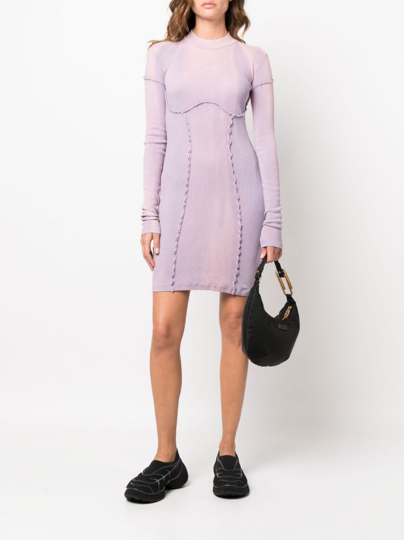 Purple Laundry Organic Ribbed Mini Dress