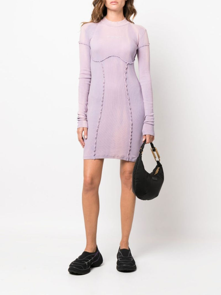 Purple Laundry Organic Ribbed Mini Dress