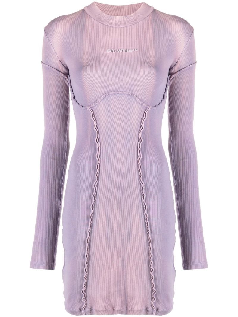 Purple Laundry Organic Ribbed Mini Dress