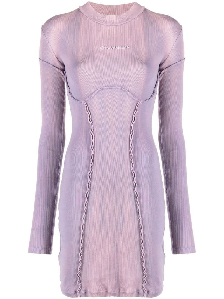 Purple Laundry Organic Ribbed Mini Dress