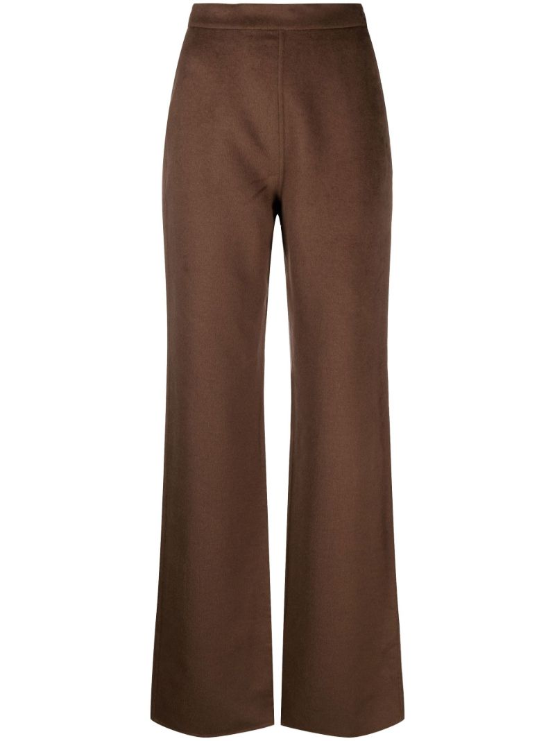 Brown Bya Wool Trousers