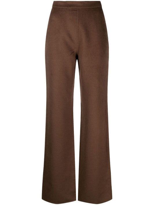 Brown Bya Wool Trousers