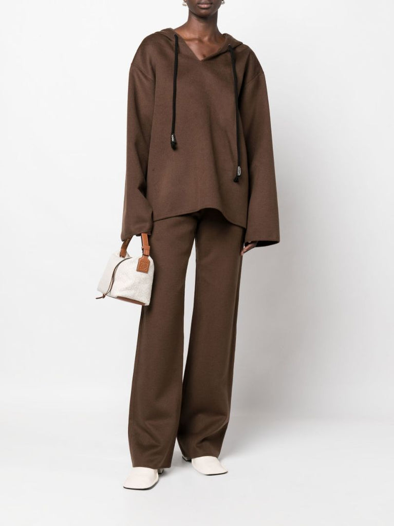 Brown Bya Wool Trousers