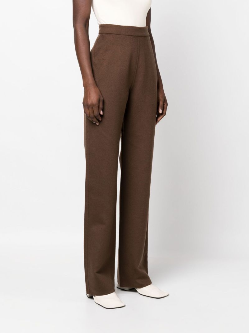 Brown Bya Wool Trousers