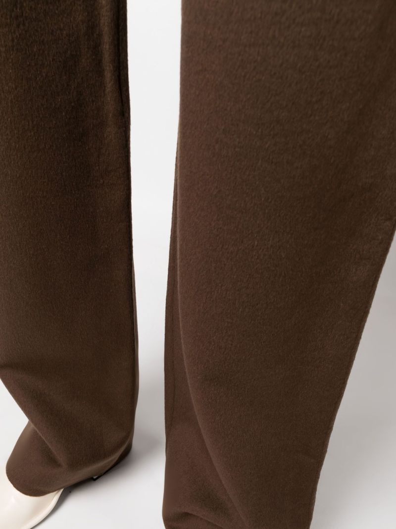 Brown Bya Wool Trousers
