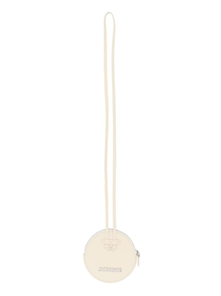 Neutral Le Pitchou Zipped Leather Pouch