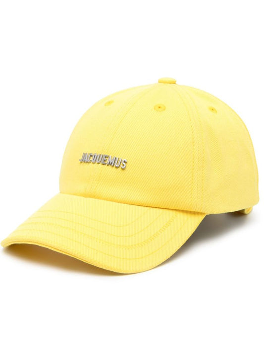 Yellow La Casquette Rond Baseball Cap
