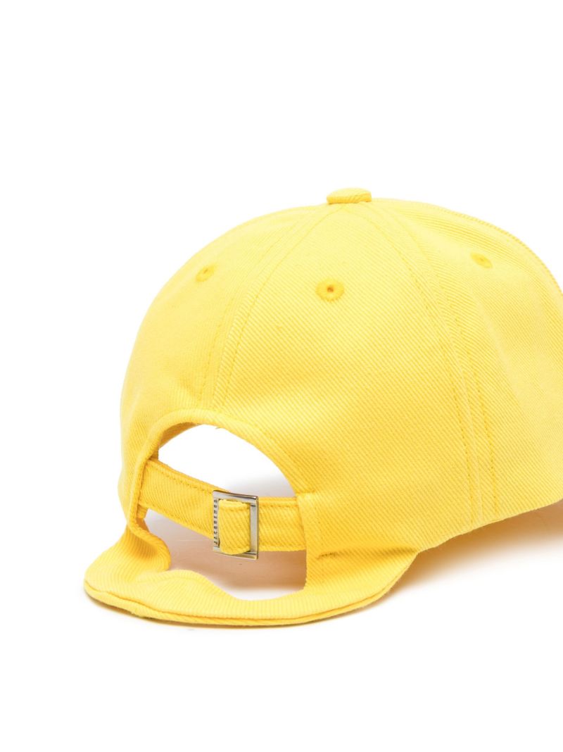 Yellow La Casquette Rond Baseball Cap