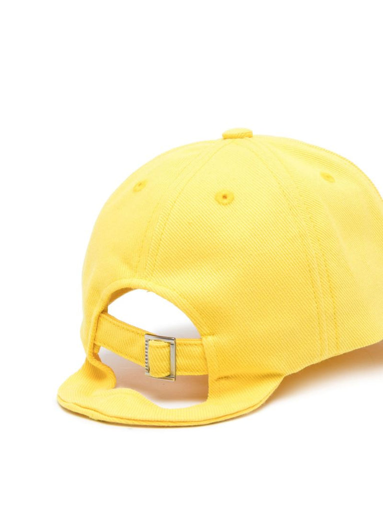 Yellow La Casquette Rond Baseball Cap
