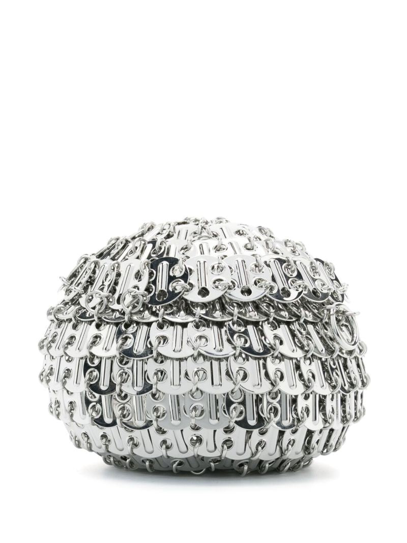 Silver-tone 1969 Chain Mail Party Shoulder Bag