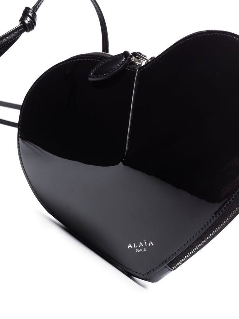 Black CÃ_x0085_â_x0080__x009c_ur Patent Leather Shoulder Bag