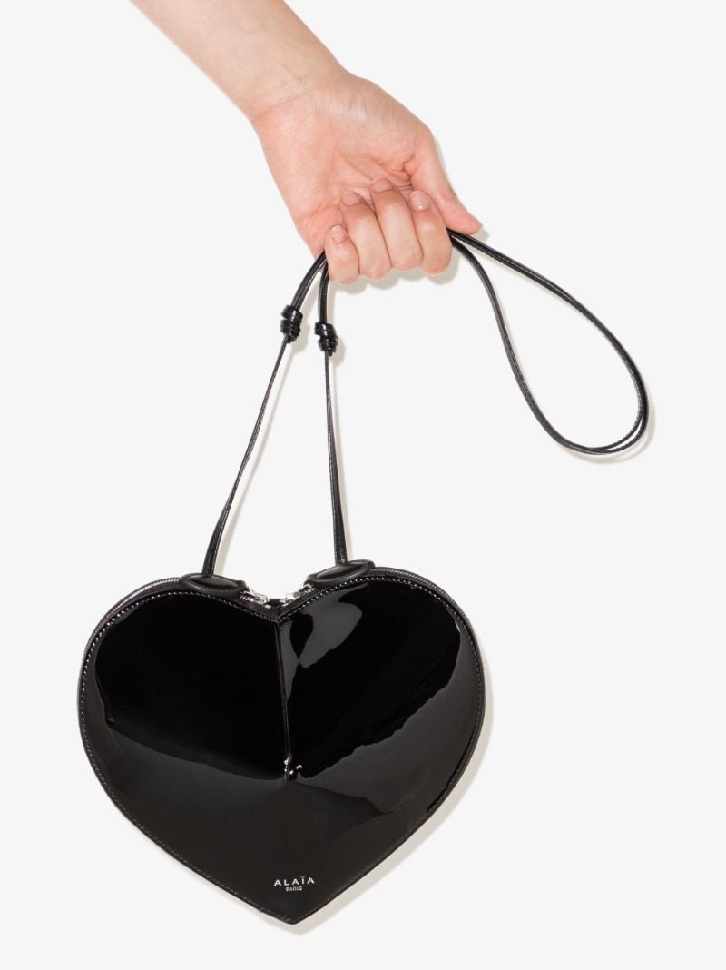 Black CÃ_x0085_â_x0080__x009c_ur Patent Leather Shoulder Bag
