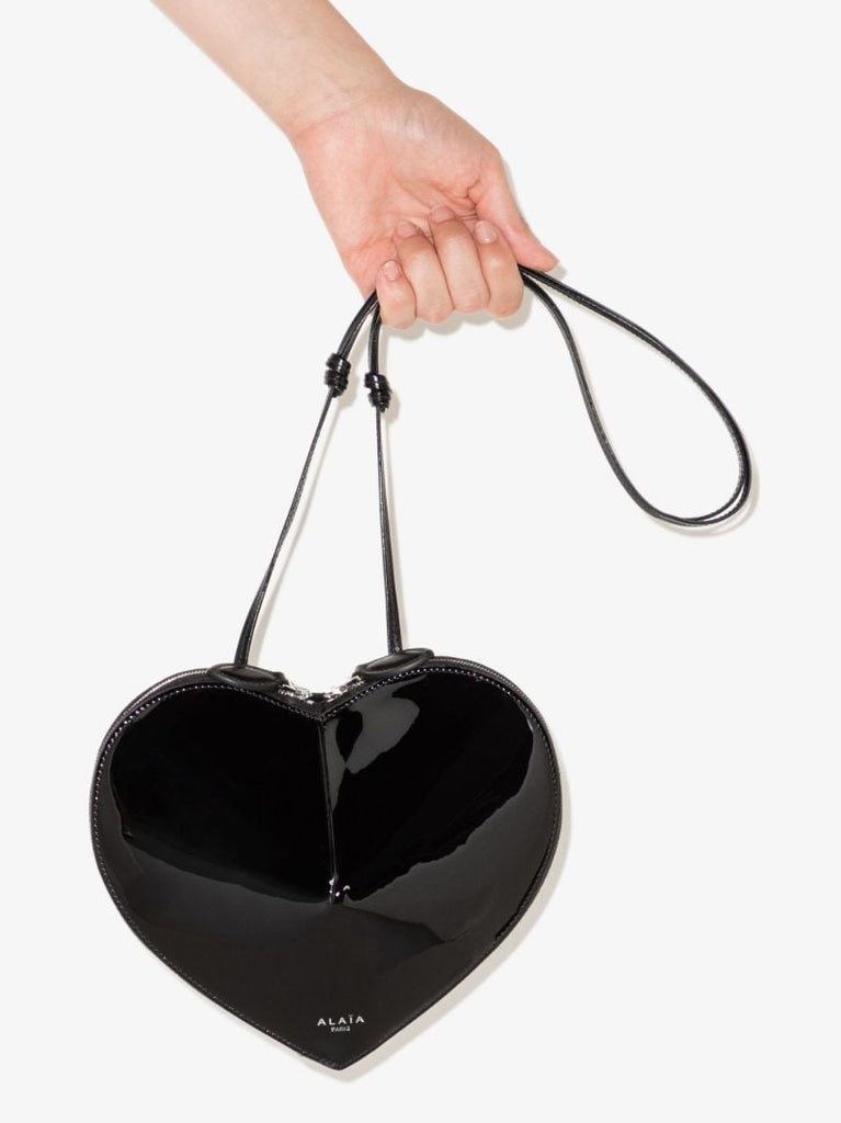 Black CÃ_x0085_â_x0080__x009c_ur Patent Leather Shoulder Bag