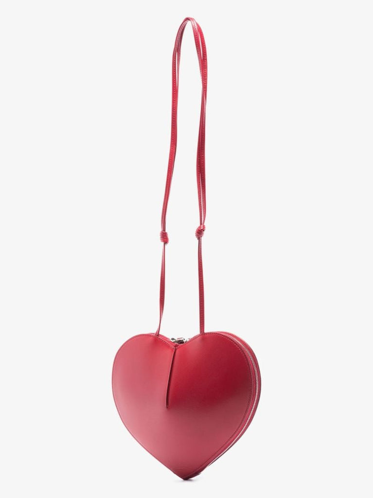 Red Le Coeur Heart-shaped Shoulder Bag