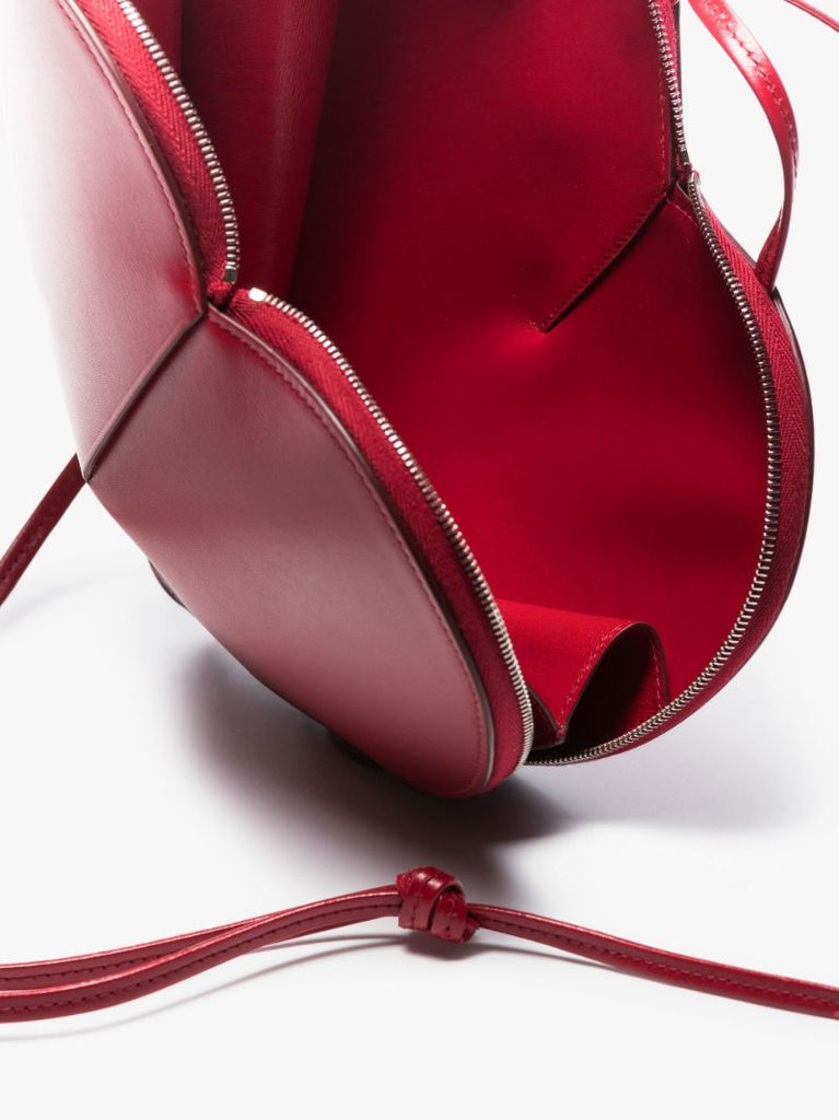 Red Le Coeur Heart-shaped Shoulder Bag