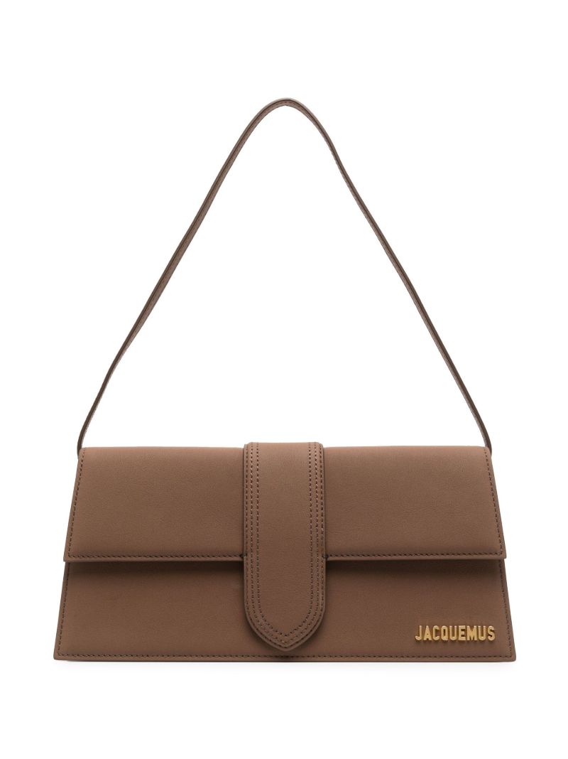 Brown Le Bambino Long Leather Shoulder Bag