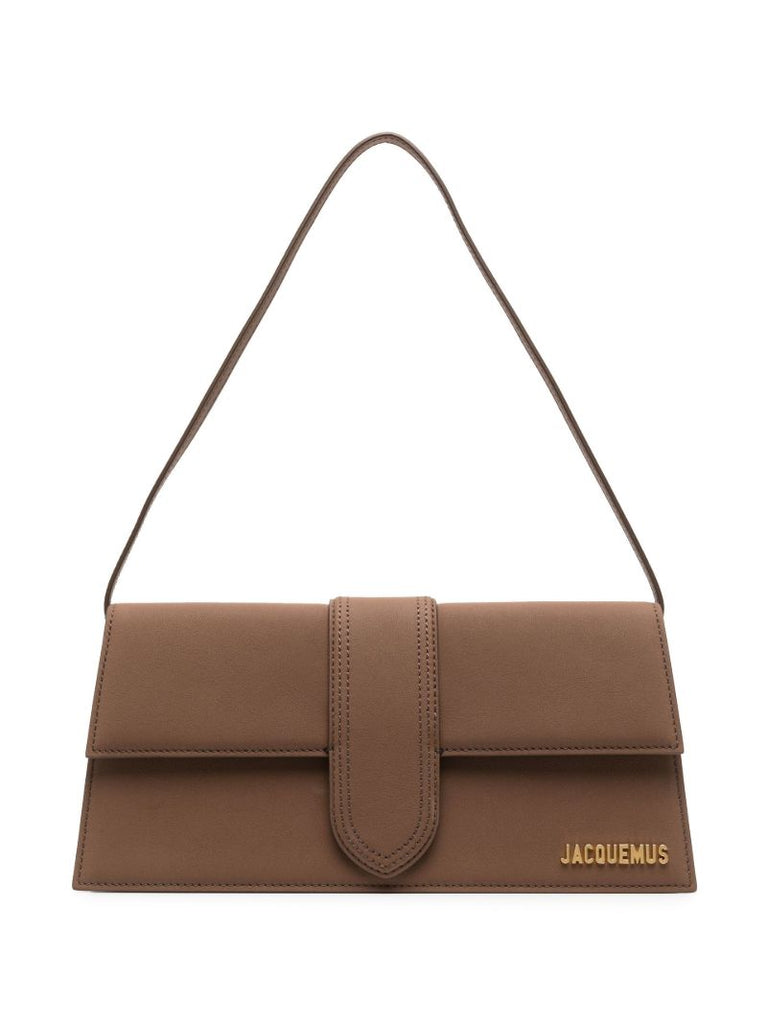 Brown Le Bambino Long Leather Shoulder Bag