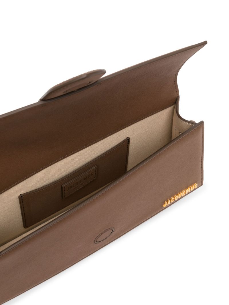 Brown Le Bambino Long Leather Shoulder Bag