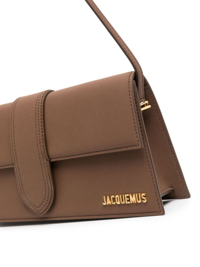Brown Le Bambino Long Leather Shoulder Bag