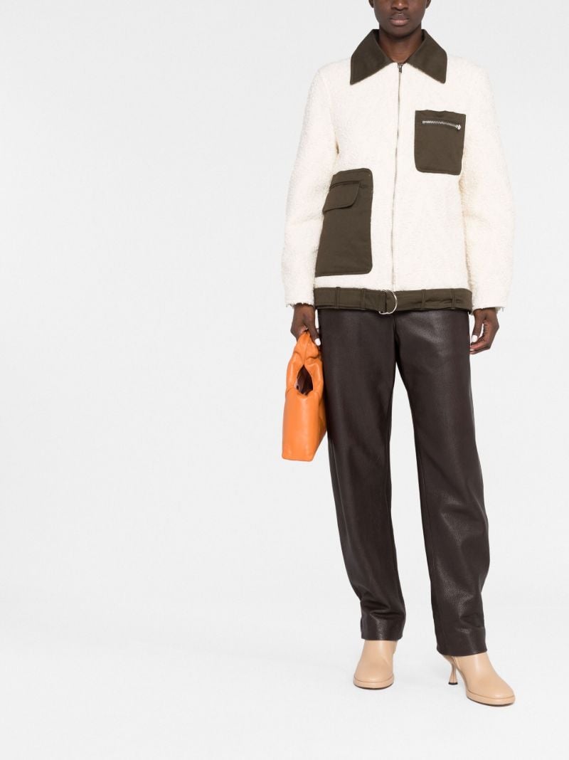 White Teddy Bomber Jacket