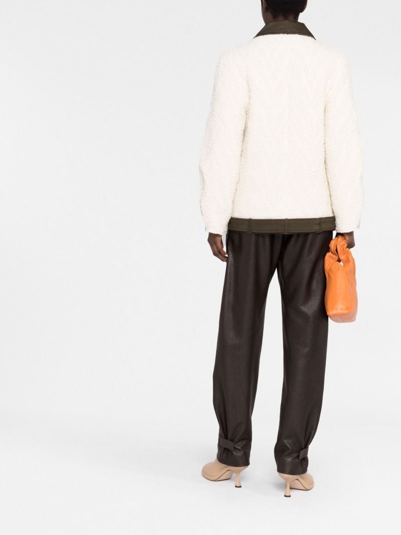 White Teddy Bomber Jacket