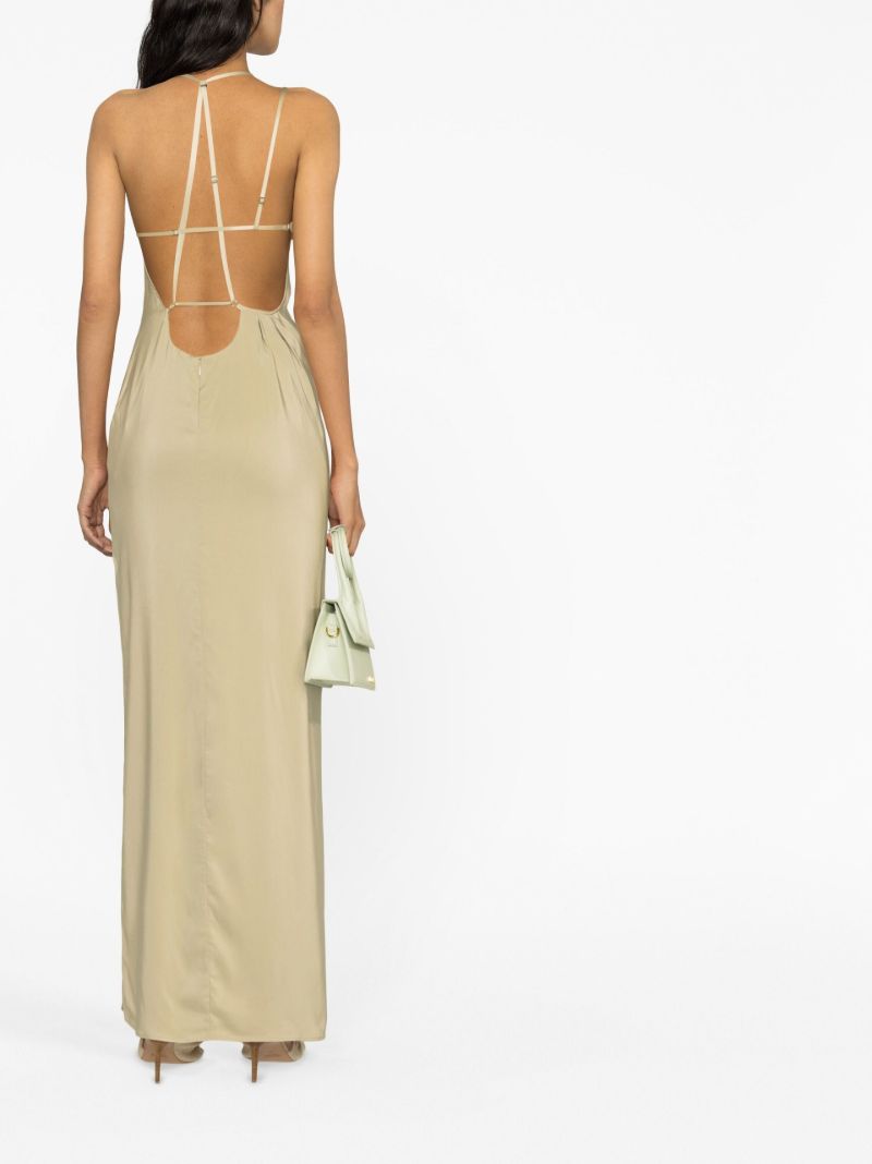 Neutral La Robe Goccia Maxi Dress