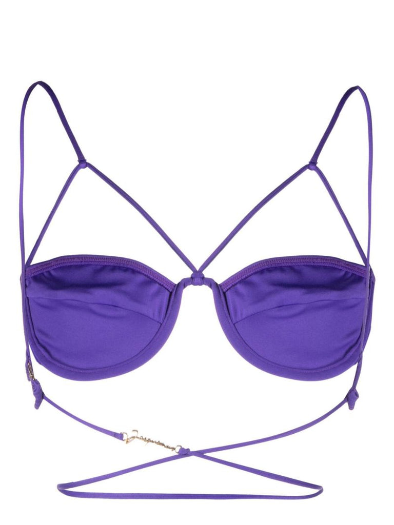 Purple Le Haut De Maillot Signature Bikini Top