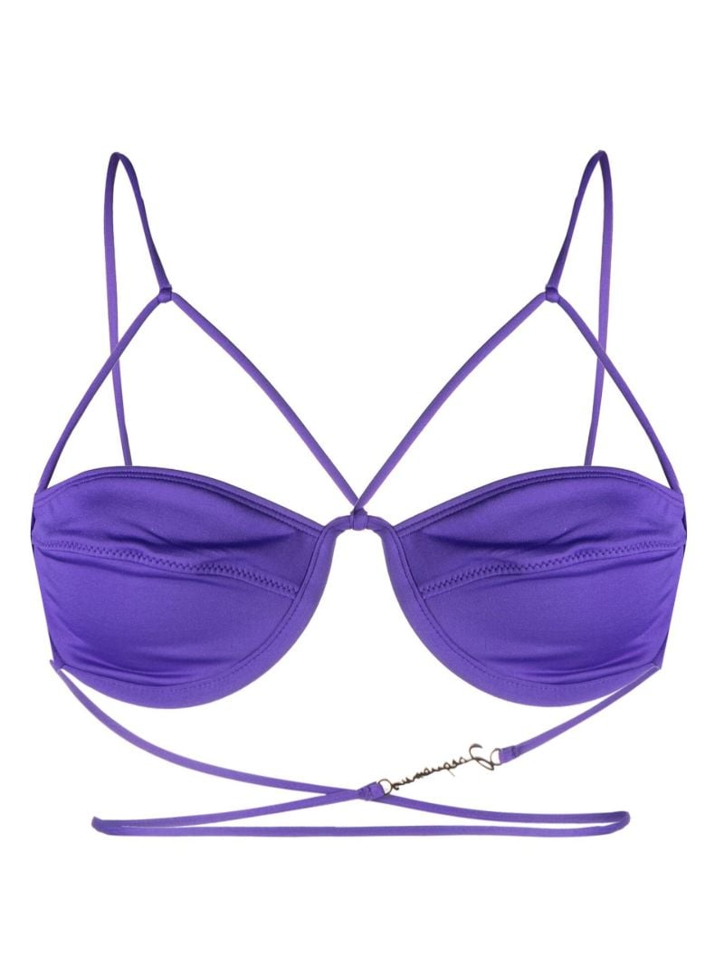 Purple Le Haut De Maillot Signature Bikini Top