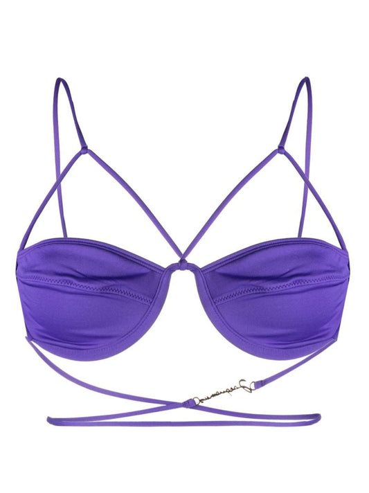Purple Le Haut De Maillot Signature Bikini Top