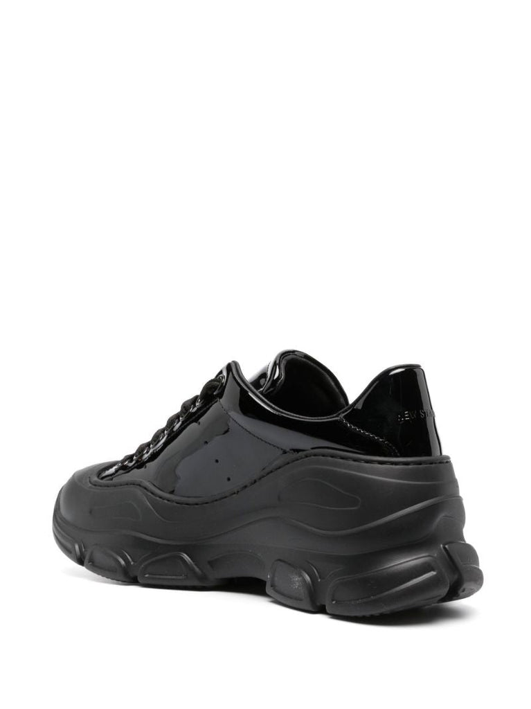 Black Evolve Patent Leather Sneakers