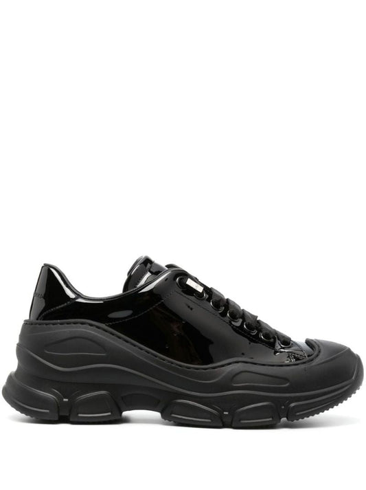 Black Evolve Patent Leather Sneakers