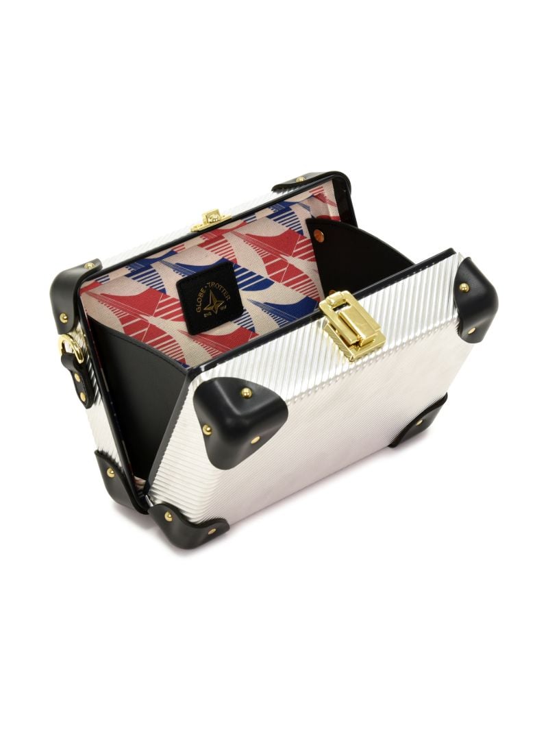 X Globe-trotter Silver-tone Mini Case